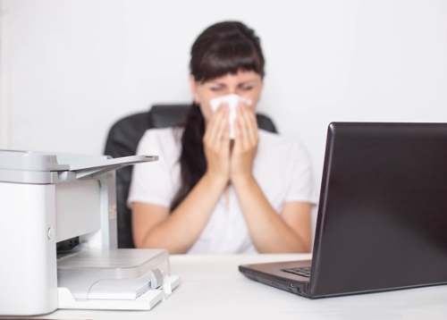 Sick Employee At Work Sick Employee At Work