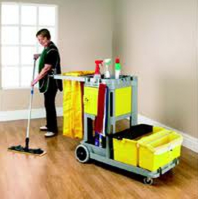 Janitor working Janitor working