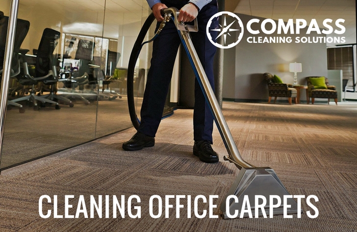 Cleaning office carpets