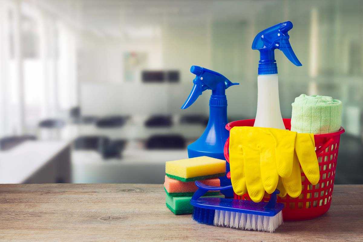 Professional Office Cleaning Staff Member