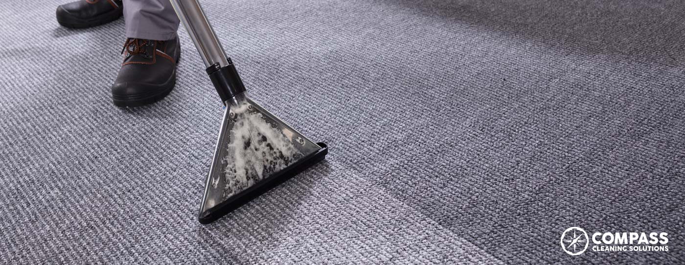Carpet Being Cleaned in Church